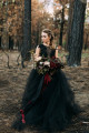 Black wedding dresses princess | Wedding dress with lace