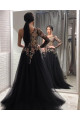 Sexy Long Prom Dresses Black | Cheap Evening Gowns With Sleeves