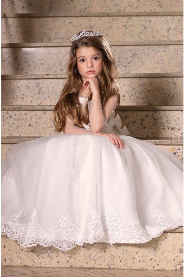 Hochzeitskleider für Kinder Mädchen | Blumenmädchen Kleider Günstig