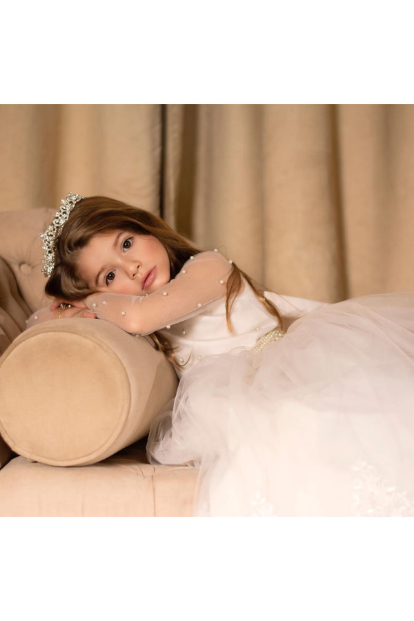 Hochzeitskleider für Kinder Mädchen | Blumenmädchen Kleider Günstig