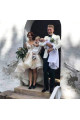Designer Brautkleid V Ausschnitt | Hilo Hochzeitskleid A Linie Mit Spitze