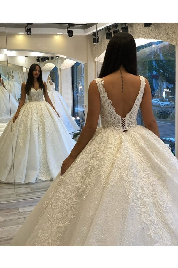 Designer Brautkleider Prinzessin | Hochzeitskleider mit Spitze