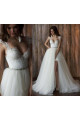 2 dividers wedding dresses lace cheap straps tulle bridal wedding dresses