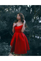 Simple Cocktail Dresses Red Short A Line Prom Dresses Cheap Online