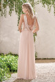 Elegant Bridesmaid Dresses Apricot Long Chiffon Dresses Bridesmaids Online