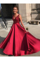 Elegante Abendkleider Lang Rot | Abendmoden Abiballkleider Online
