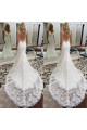 Designer wedding dress mermaid | Backless lace wedding dresses