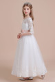 Blumenmädchen Kleid Langarm | Blumenmädchenkleider für Kinder Hochzeit