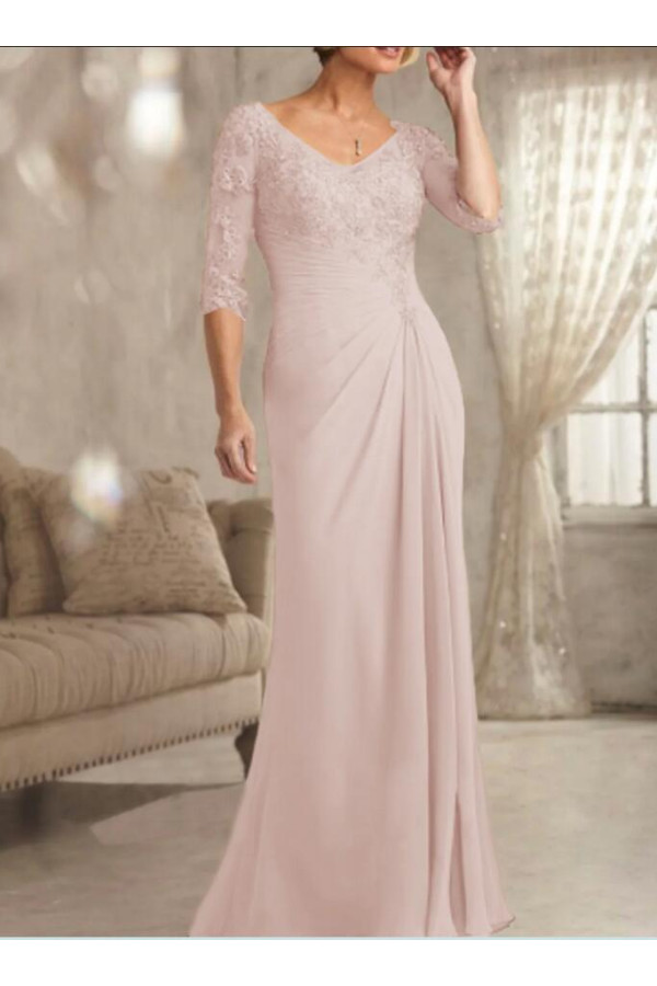 Champagne Mother Of The Bride Dresses With Sleeves | Mother of the Bride Dresses