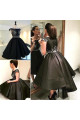 Cheap Evening Dresses Black Short Crystal Evening Wear Prom Dresses