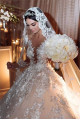Luxus Hochzeitskleider Prinzessin | Günstige Brautmoden Mit Spitze