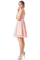 Pink Lace Cocktail Dresses | Short prom dresses online