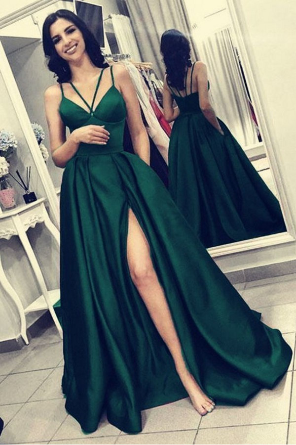 Grünes Abendkleid Lang Günstig | Abendmoden Online Kaufen