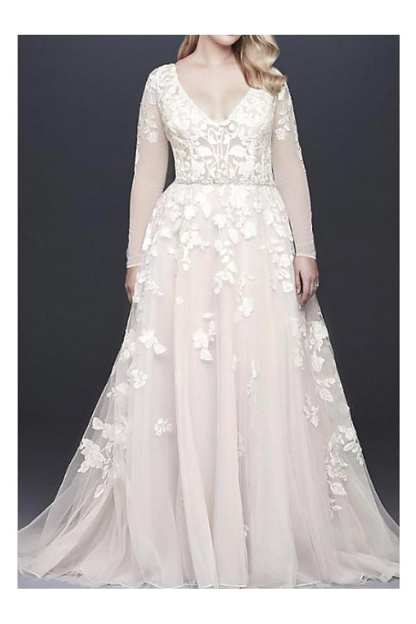 Wedding dresses with lace sleeves | Wedding dresses large sizes