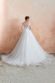 Hochzeitskleider mit Ärmel | Weiße Brautkleider Spitze A Linie